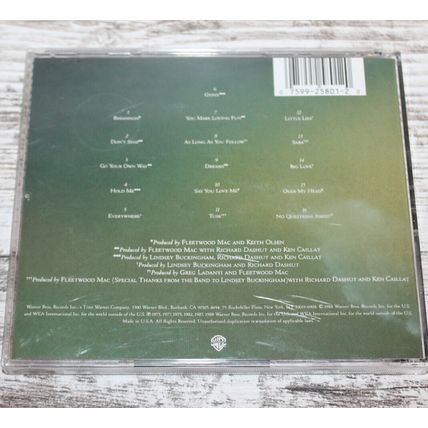 Fleetwood Mac Greatest Hits CD Tell Me Little Lies Dont Stop Gypsy Rhiannon Tusk