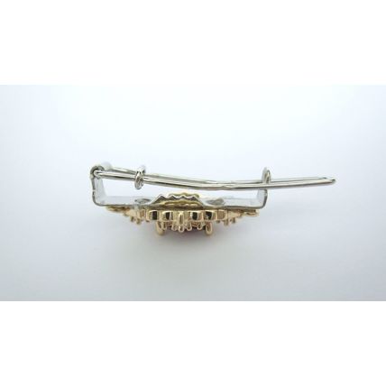 "Enhance Your Hair with Elegance: Two Exquisite Gold Tone Red Crystal Hair Pin