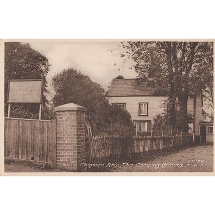 Chigwell Row Boy Scouts Girl Guides Camping Ground Essex Old Postcard
