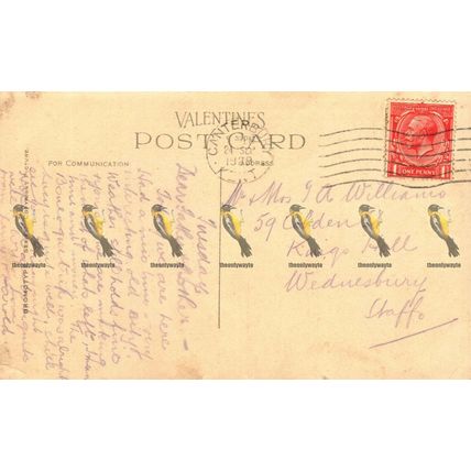 Weavers House & River Stour, Canterbury, Valentines Bromotype Postcard 1939