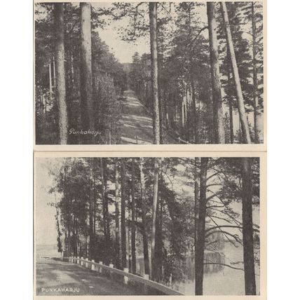 Punkaharju Finland 2x Antique Postcard s