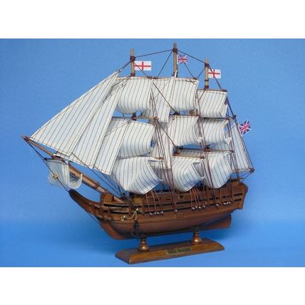 Wooden Charles Darwin's HMS Beagle Model Ship 14""
