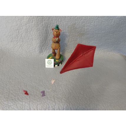 MAX THE BEAR KITE FLYER 1996 JIM SHORE ENESCO RESIN STATUE