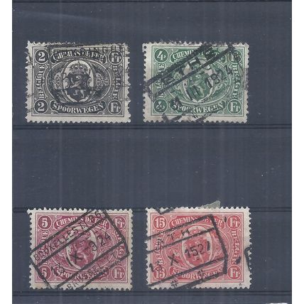 Belgium stamps. 1921 Railway Parcels used lot (AP078)