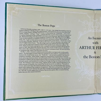 An Evening With Arthur Fiedler & The Boston Pops Vinyl LP