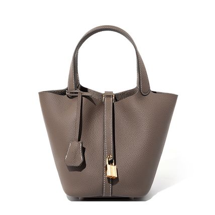 Women Genuine Leather Handbag Shoulder Purse Satchel Tote Crossbody Bag Grey