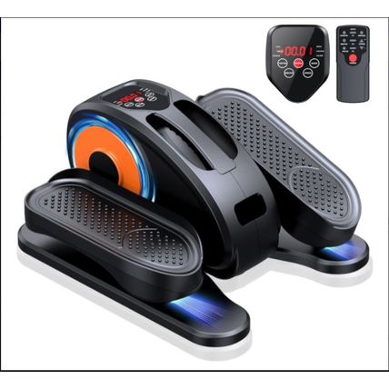 Under Desk Elliptical Pedal Machine, Leg Exerciser, w/ Remote & 12 Settings