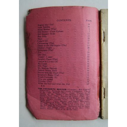 Vintage: The Popular Reciter, Humorous & Dramatic Recitations