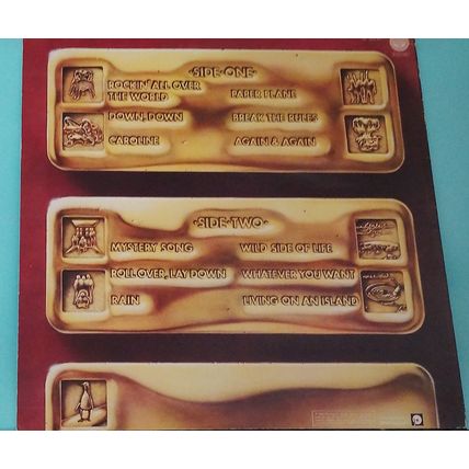 Status Quo - 12 Gold bars 12 track vinyl LP record QUOTV1