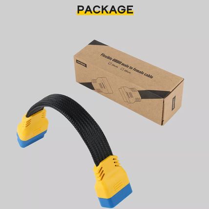 30CM 16 Pin OBD2 Male to Female Extension Cable Lead Car OBDII Connector Adapter