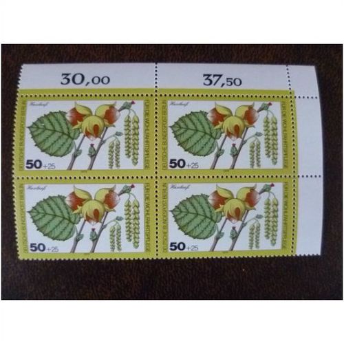 West Berlin Germany 1979 Humanitarian Woodland Flowers blocks mint set stamps