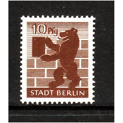 GERMANY RUSSIAN ZONE 1945 10pf BROWN SG RA 4 U/M