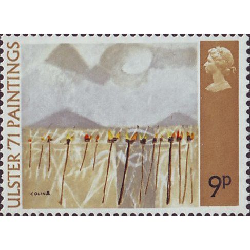 Great Britain 1971 9p Slieve Na Brock C Middleton Unmounted Mint NHM SG883 Stamp