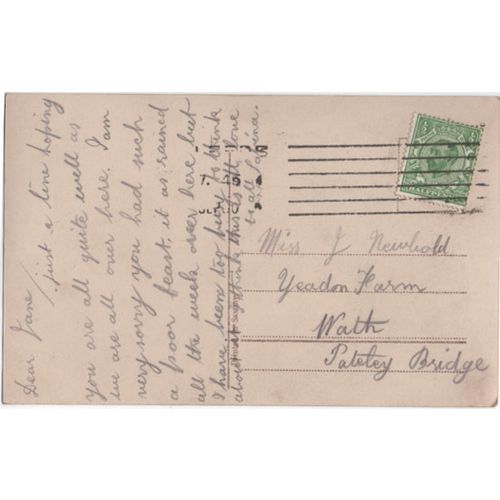 Rhyme Postcard ' Your Life be Bright ...' Young Couple Man & Woman