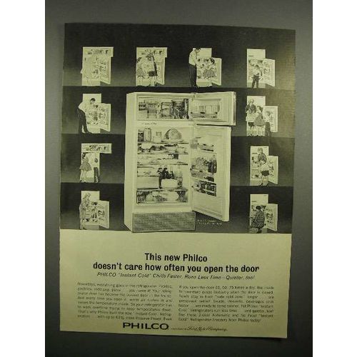 1963 Philco 14RD37 Refrigerator Ad - Open the Door