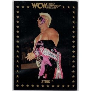 WCW CHAMPIONSHIP MARKETING ' STING ' card # 1 (1991)