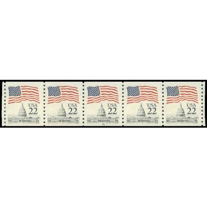 2115 22c U.S. Flag Very Fine MNH PNC 16/5 P0607