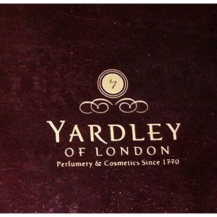 YARDLEY OF LONDON - MAROON & GOLD PRINT FAUX LEATHER BUSINESS COMPENDIUM - NEW