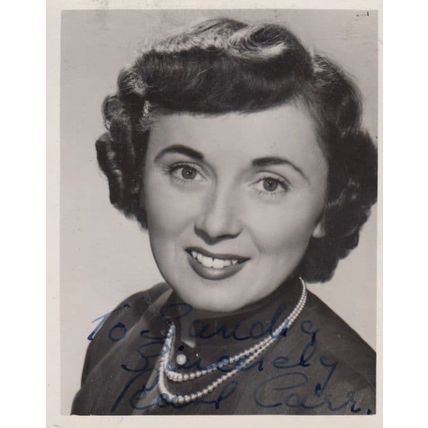 Pearl Carr of Teddy Johnson Vintage Hand Signed Antique Photo