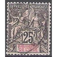 Etablissements Français dans l'Inde 1892 Michel 8 O Cote (2006) 4.00 € Type Sage