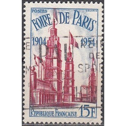 France 1954 Michel 1001 O Cote (2008) 0.50 € 50 Ans Foire de Paris