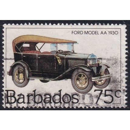Barbados 1983 SG 732 Used - Cars/Transport (D-162 (19))