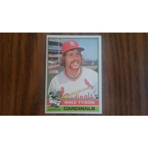 1976 Topps Card # 086 Mike Tyson Very Good-Excellent (4) St Louis Cardinals