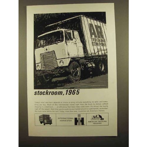 1965 International Harvester Truck Ad - Stockroom