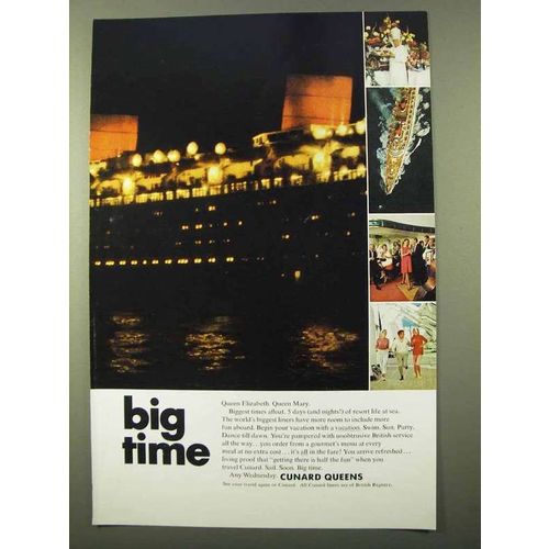1966 Cunard Cruise Ad