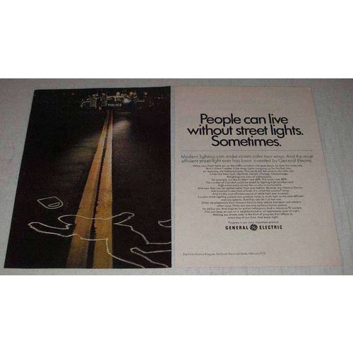 1969 General Electric Lucalox Street-Lighting Ad