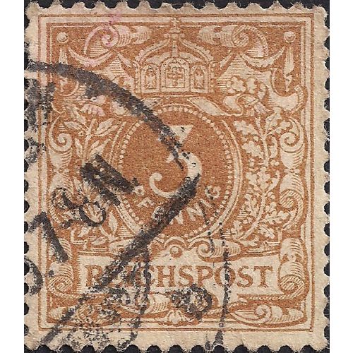 GERMANY, EMPIRE, Reichspost definitive, brown 1889, 3 Pfennig, #3