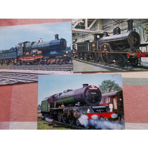 3 J ARTHUR DIXON POSTCARDS STEAM LOCOMOTIVES TRAINS T6217