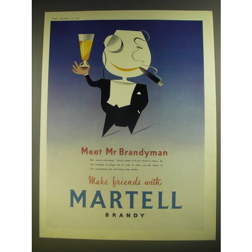 1955 Martell Cognac Ad - Meet Mr Brandyman