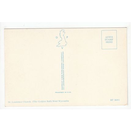 St Lawrence Church West Wycombe Postcard Buckinghamshire