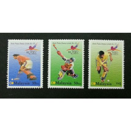 10th Men's Hockey World Cup 2002 Malaysia Games Sports (stamp) MNH
