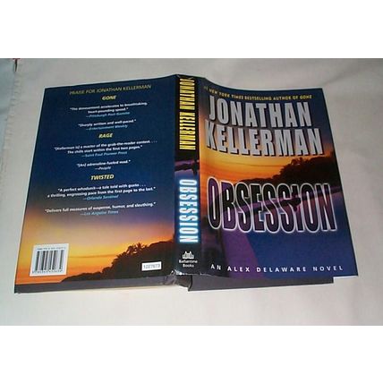 Jonathan Kellerman - Obsession - An Alex Delaware Novel - HCDJ - Book Club Editi
