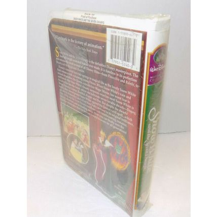 Disney's Masterpiece Collection Snow White And The Seven Dwarfs VHS New Sealed