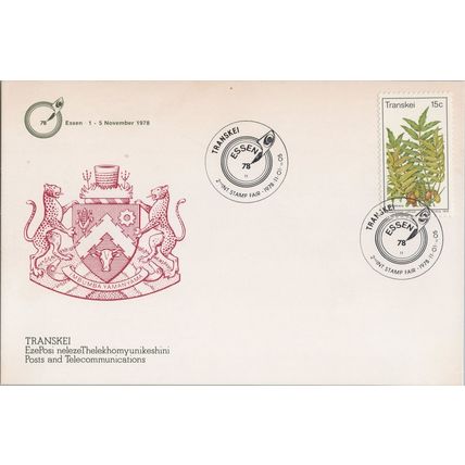 ZAYIX South Africa - Transkei 30 Event Cover Essen 78 Plants 080522SM38