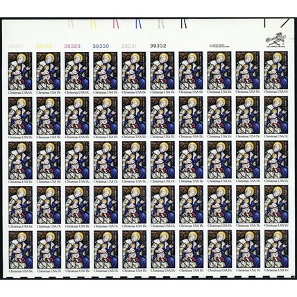 1842a, Mint 15¢ Imperforate Pane of 50 Stamps - Stuart Katz