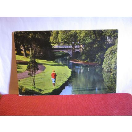 PAVILION GARDENS, BUXTON, DERBYSHIRE used postcard 1960s =
