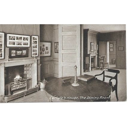 Carlyle's House - The Dining Room - LONDON - Original Postcard (204)