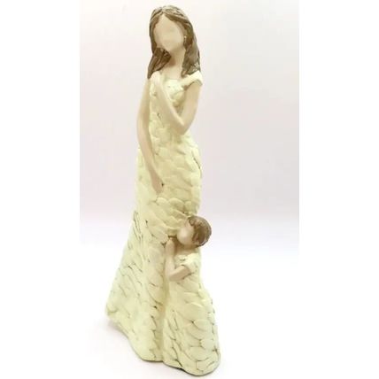 Standing Mother & Child Figurine Ornament 21.5 CM Gift Home Decor Decoration