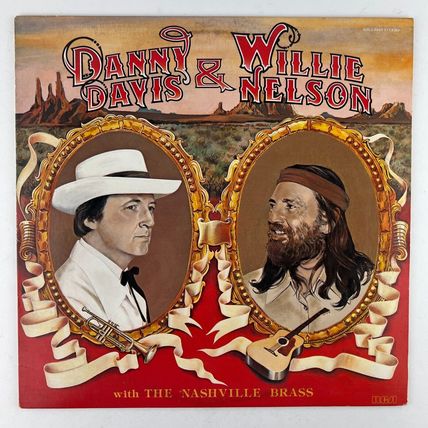 Willie Nelson & Danny Davis With The Nashville Brass Vinyl LP Record Album