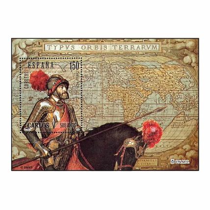 Spain 2000 [SLL] HB V Centenary birth Charles V (MNH)