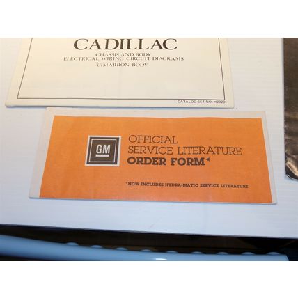 1983 Cadillac Cimarron Service Info Wiring Diagrams Rallye Club Accessories