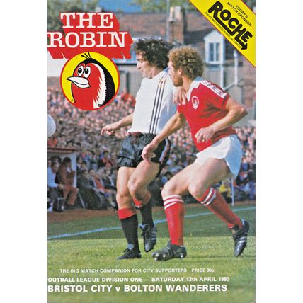 BRISTOL CITY v BOLTON WANDERERS LEAGUE DIVISION ONE 1979/80