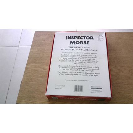 INSPECTOR MORSE: THE KING'S MEN Mystery Jigsaw Puzzle Game (550 Piece) 1989