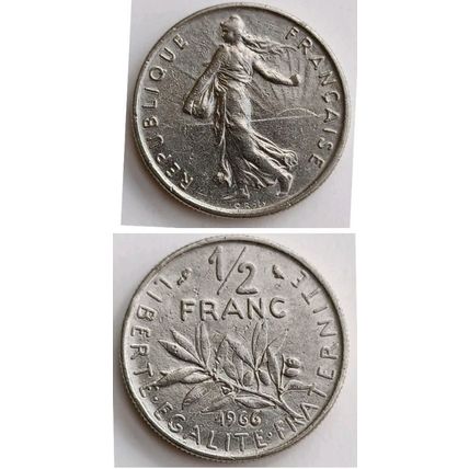 FRANCE officially the French Republic Silver Coins of the 1960s