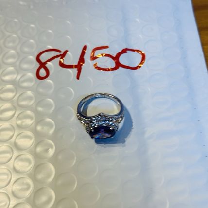 Bomb Party Sz7 Revealed BP Ring Fashion Jewelry RBP Radiant Purple Rhodium Pl