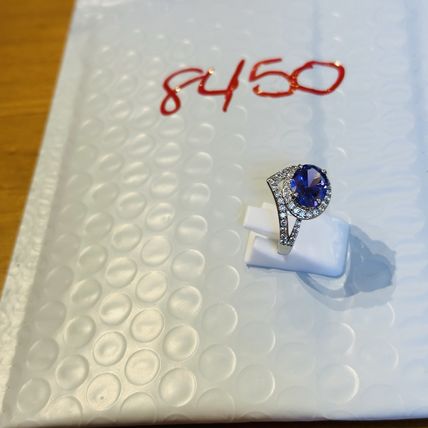 Bomb Party Sz7 Revealed BP Ring Fashion Jewelry RBP Radiant Purple Rhodium Pl